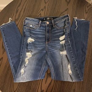 Hollister Crop High-Rise Skinny Jeans